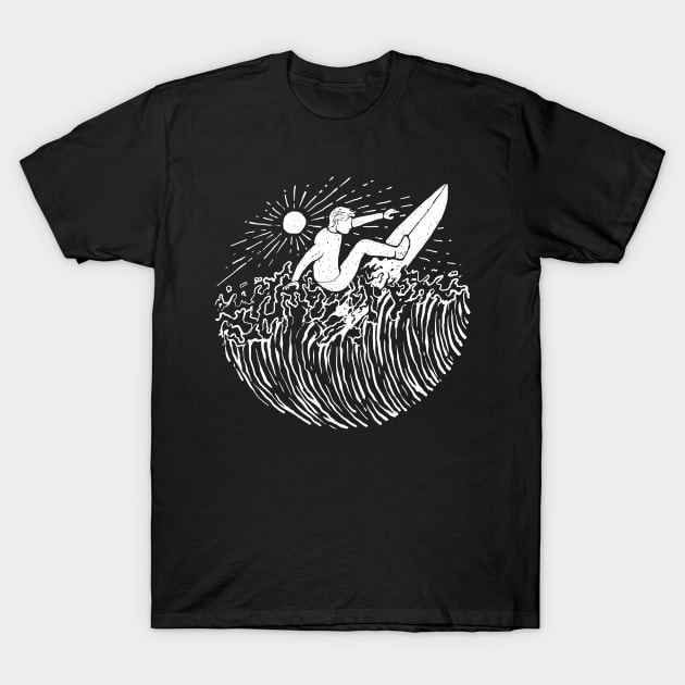 Surf and Shine (for Dark Color) T-Shirt by quilimo